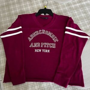 Abercrombie & Fitch Long Sleeve Jersey Knit Sweater/Size Medium